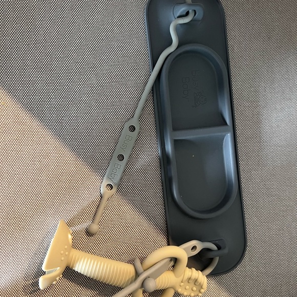 Busy Baby Mat and Teether Spoon in Grey - Picture 3 of 4